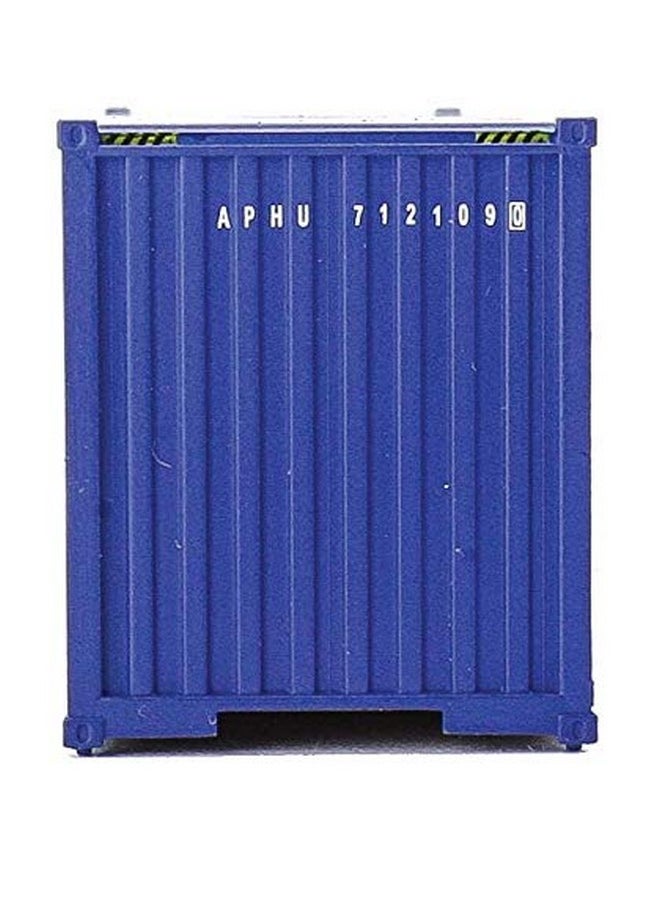 Walthers SceneMaster Walthers SceneMaster HO Scale Model of American President Lines APL (Blue, White) 40' Hi Cube Corrugated Side Container,949-8259  - Image 4
