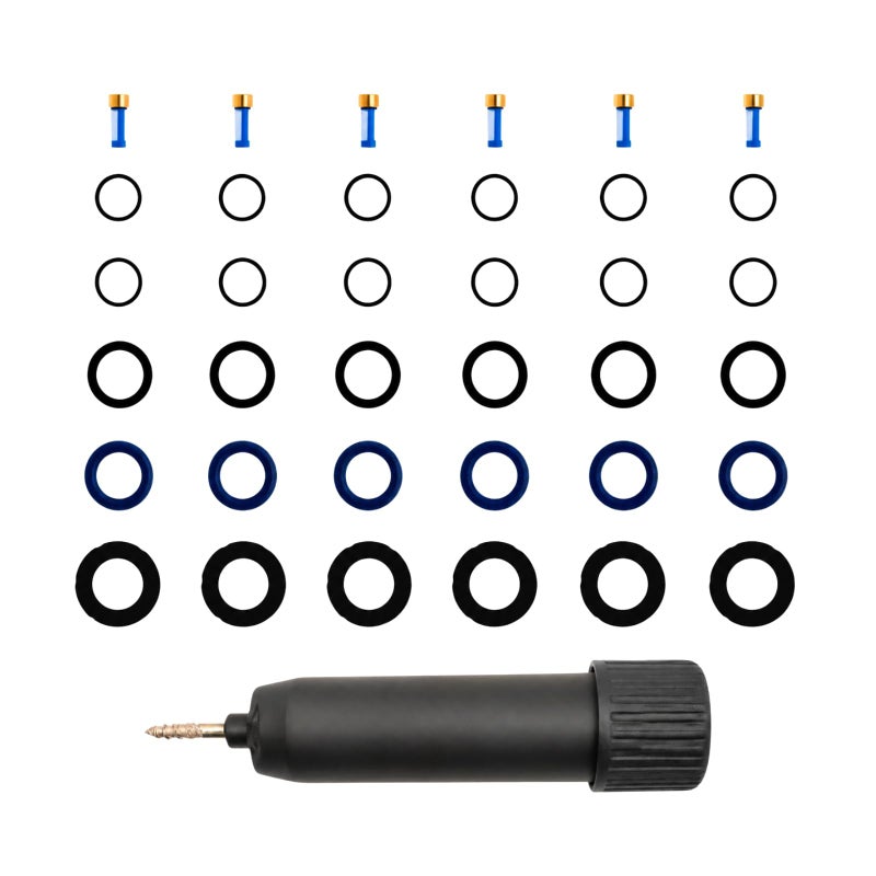 AUTO OCCASION Fuel Injector Seal Kit ORings Compatible with Hyundai Azera Genesis Santa Fe Kia Cadenza K900 Sedona Sorento 33L 38L Fuel Injector Repair Kit Replace 353103C560 6 Pack - Image 2