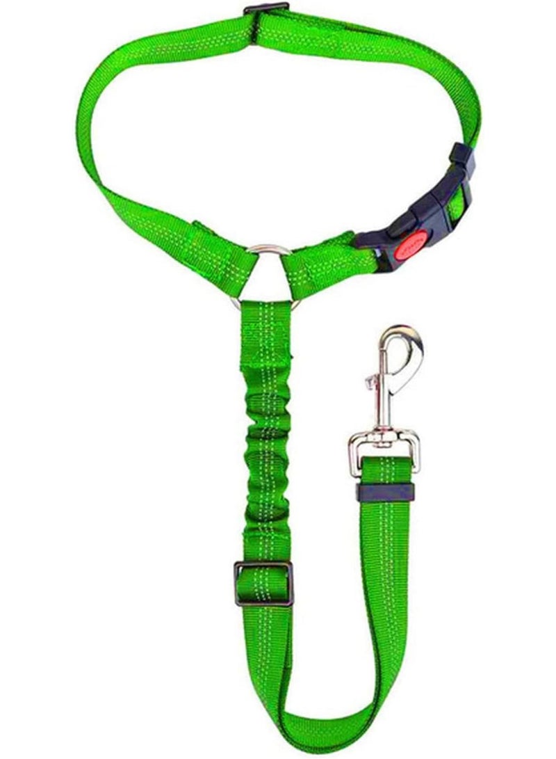 GGOOT Pet Rope Dog Seat Belt Harness Adjustable Dog Cat Safety Leads Car Seat Belt Nylon Vehicle Seatbelts for Dogs Vehicle Travel Pet Products Pet Traction Rope(Upgrade elastic 9)  - Image 1