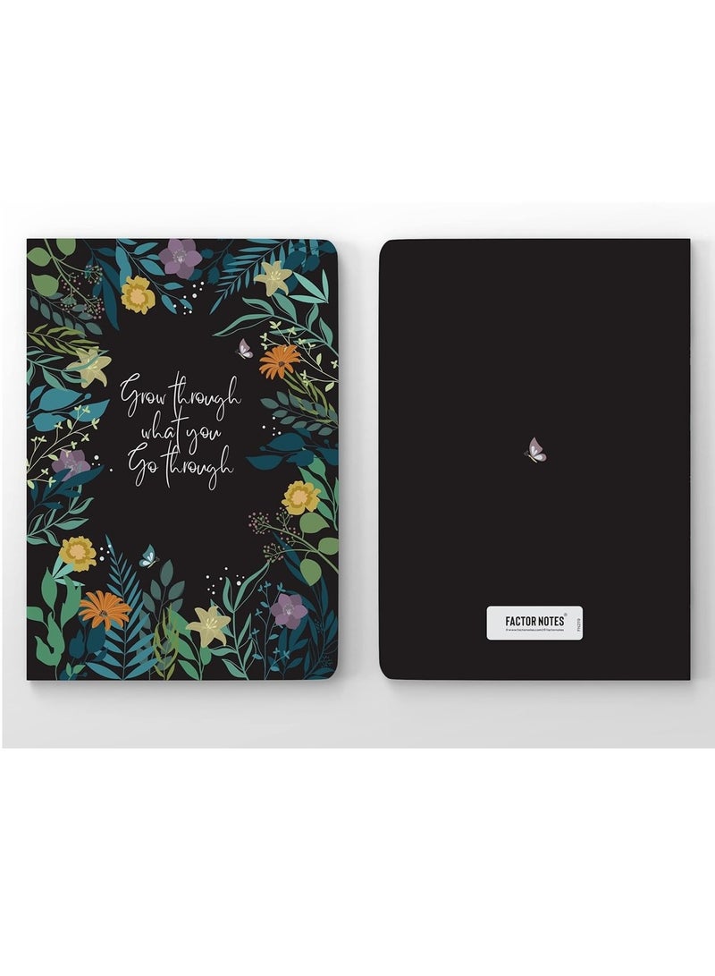 FACTOR NOTES دفتر ملاحظات مسطر ذو غلاف ورقي مقاس A5، 160 صفحة، سمك 90 جم/م2 - Image 5