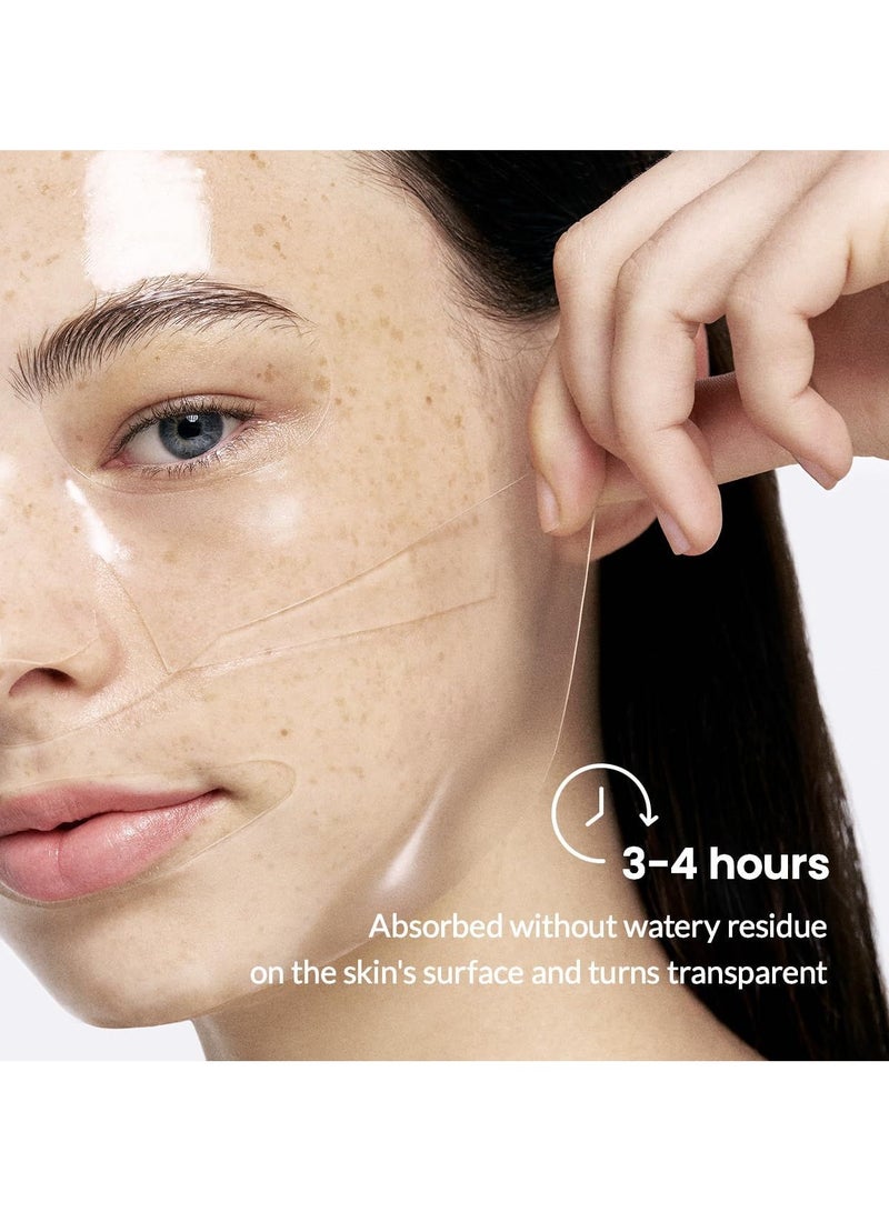 Generic Bio-Collagen Real Deep Mask, Hydrating Overnight Hydrogel Mask, Pore Minimizing, Elasticity Improvement, 34g x4pcs - Image 5