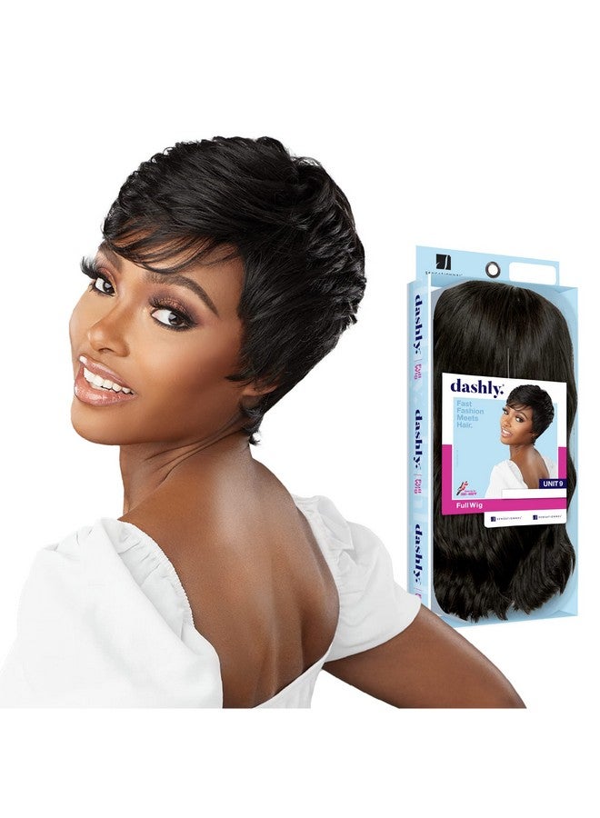 Sensationnel Dashly Wig Synthetic Easy Wear Non Lace Cap Wig Dashly Wig Unit 9 (1B) - Image 2