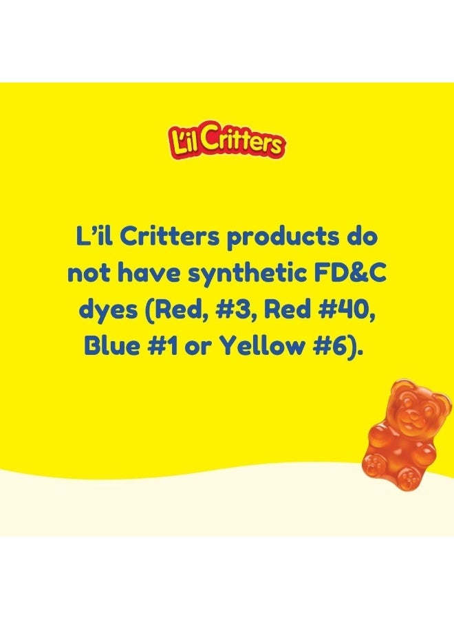 Lil Critters فيتامينات ليل كريترز باو باترول الجلّية اليومية للأطفال، فيتامين سي، دي 3 لدعم المناعة بنكهة الكرز والبرتقال والتوت الأزرق، 190 جلّية - Image 5