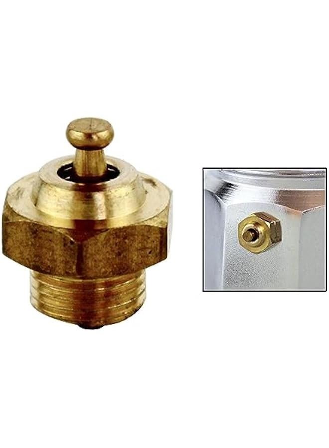 Pressure Valve Replacement Espresso Pot Relief Valve Coffee Maker Copper Spare Part Pressure Reducing Valve for Coffee Pot Coffee Maker, 7.86mm - Image 2