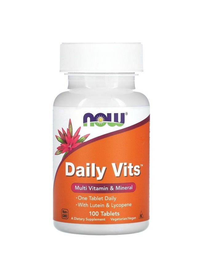 now Foods Daily Vits Multi Tabs 100's - Image 1