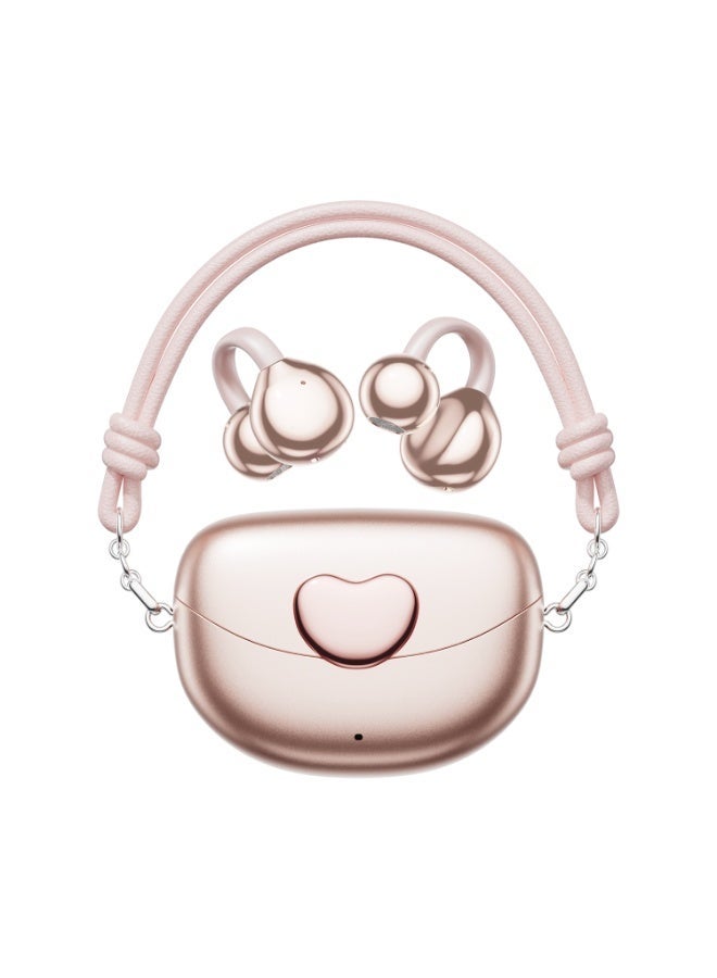 caijin Open Ear Wireless Headphones,Clip-On Earbuds,Bluetooth 6.0 with Mic,ENC, IPX7 Waterproof,24H Playtime,Lightweight for Small Ears,Stable Connection for Work, Sports, Glasses Friendly & Gift - Image 1