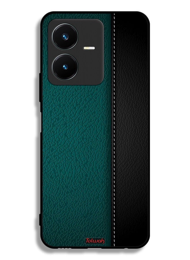 Tolwak Vivo Y22s Protective Case Cover Leather Pattern - Image 1