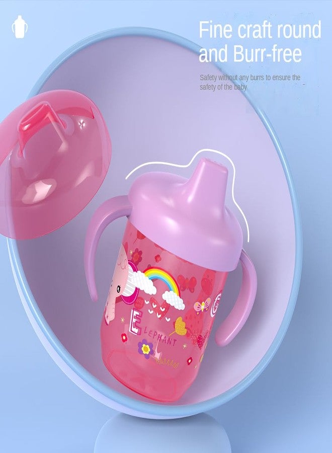 Moppets Baby Orthodontic Shape Controlled Flow Drip & Spill Proof Sippy Cup with Lid & Double Handle (Green) - Image 5