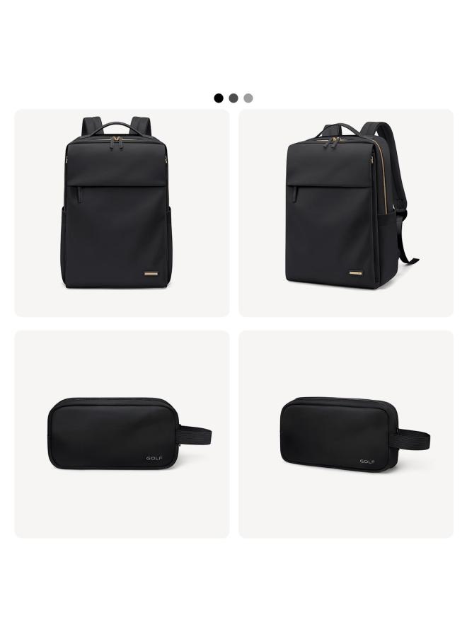 Golf Leisure Set 15.6 Inch Laptop Backpack For Women, Short Trip Travel Backpack, Unisex College Student Bookbag - Image 4