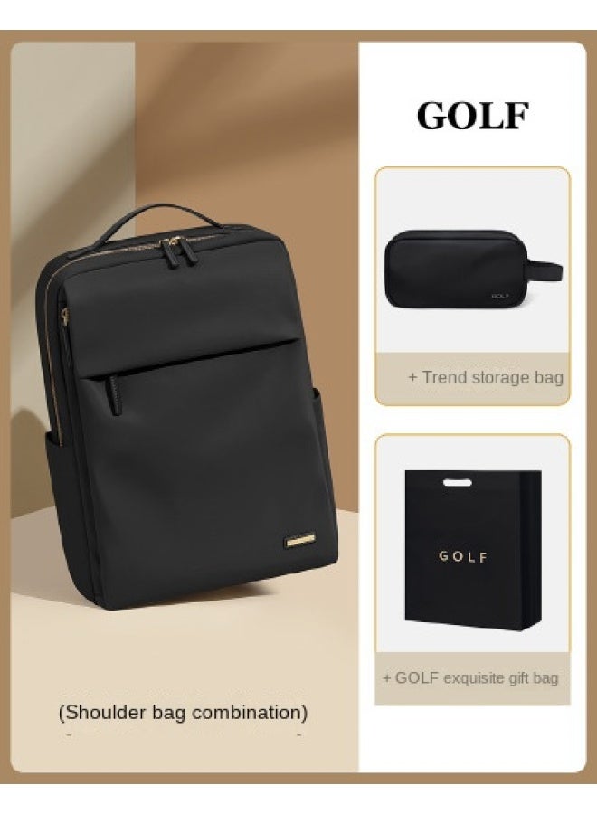 Golf Leisure Set 15.6 Inch Laptop Backpack For Women, Short Trip Travel Backpack, Unisex College Student Bookbag - Image 1