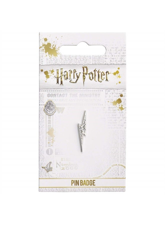 Harry Potter شارة صاعقة (مقاس واحد) (فضي)