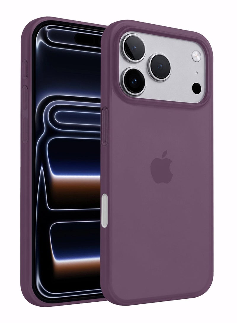 CATANES Air Skin Frosted Matte Case for iPhone 17 Pro - Stylish Ultra Slim Back Cover - Black - Image 3