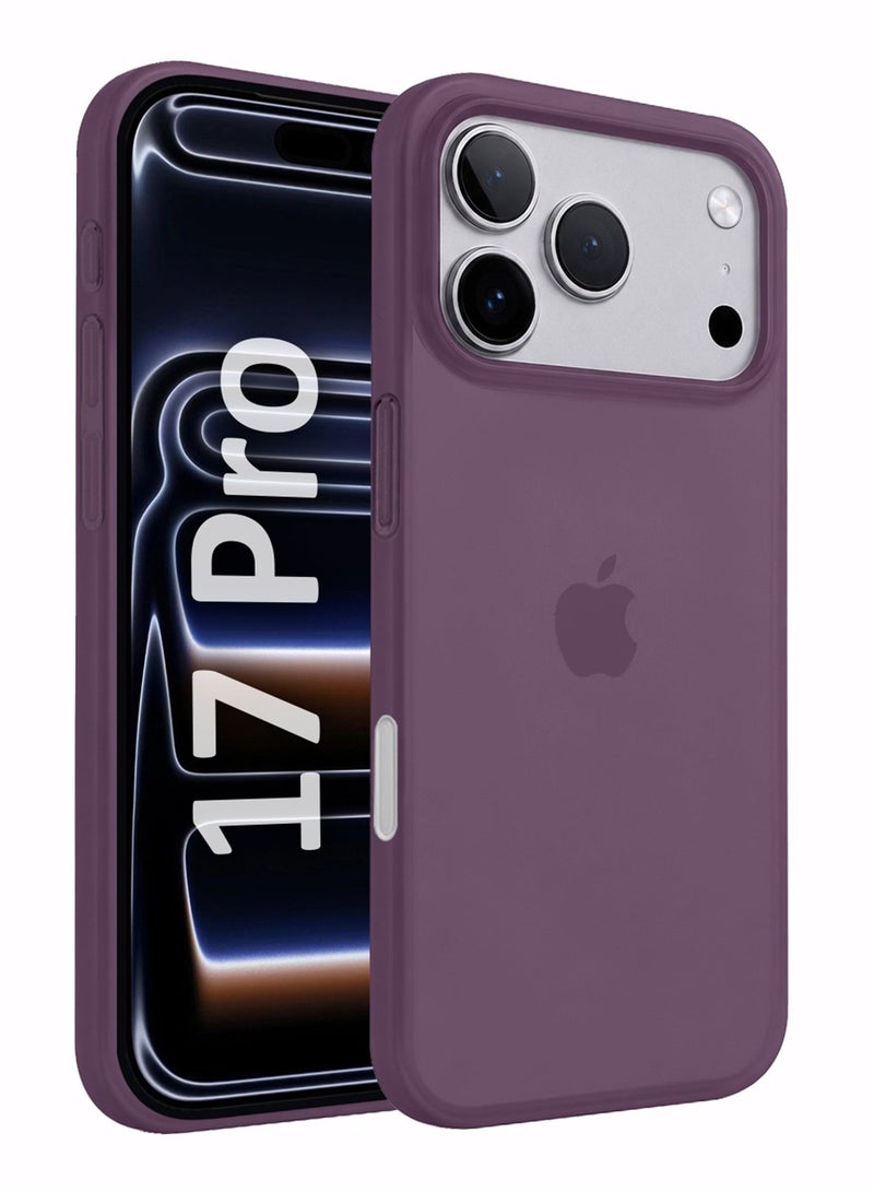 CATANES Air Skin Frosted Matte Case for iPhone 17 Pro - Stylish Ultra Slim Back Cover - Black - Image 2