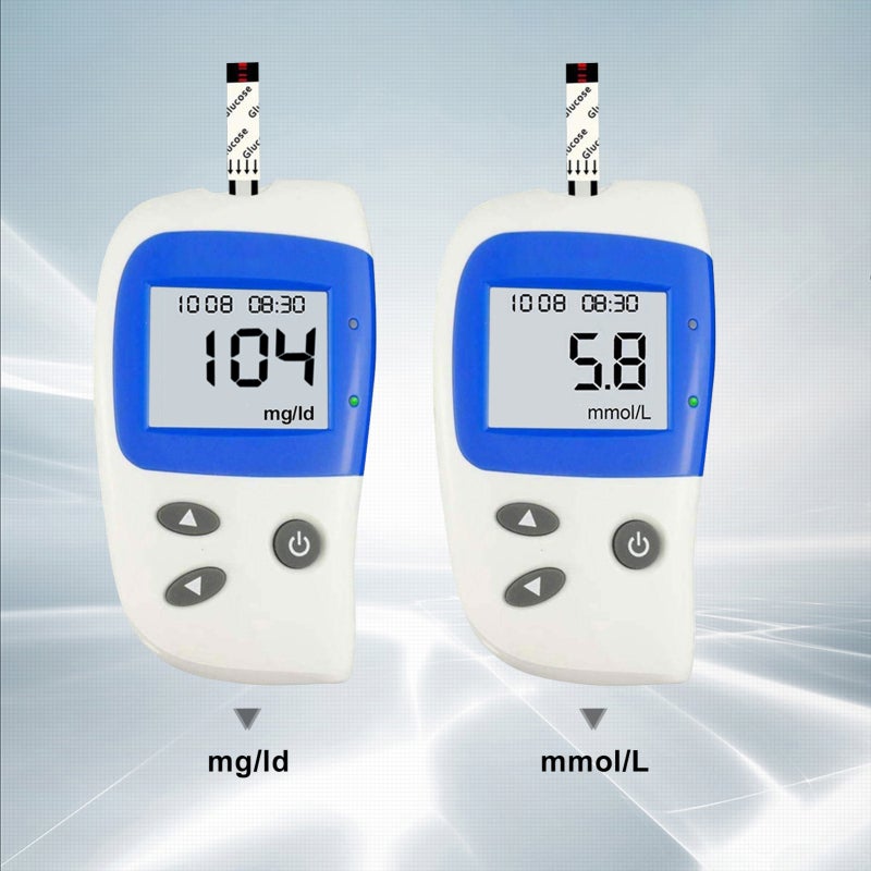 Blood Sugar Test Kit, Diabetes Blood Glucose Meter Monitor Kit with 50 Test Strips and 50 Lancets, Sugar Machine No Coding - Image 3
