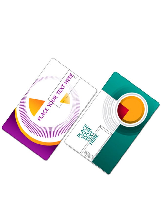 Card U Disk Printing Advertising LOGO Business Card Gift Personalized Wedding U Disk Enterprise Promotional Pattern Color Printing LGGO-Capacity:4GB  - Image 4