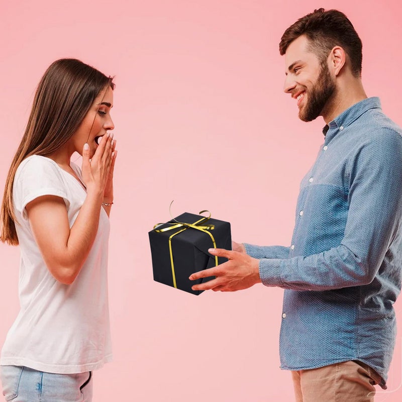 BEISHIDA 100 Sheets Black Tissue Paper Bulk, Wrapping Tissue Paper for Gift Bags, 14 x 20 Inch Gift Wrap for Halloween Birthday Wedding Graduation DIY Crafts Holiday Flowers - Image 5