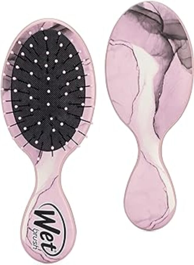 WetBrush Mini Detangle-Terrain Textures- Dusty Rose