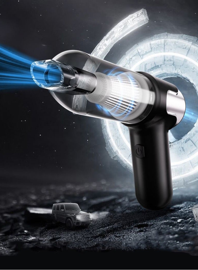 Cordless Car Vacuum Cleaner - Rechargeable Dustbuster - Suction and Blow Function - Handheld Vacuum Cleaner - 25000Pa - Image 3