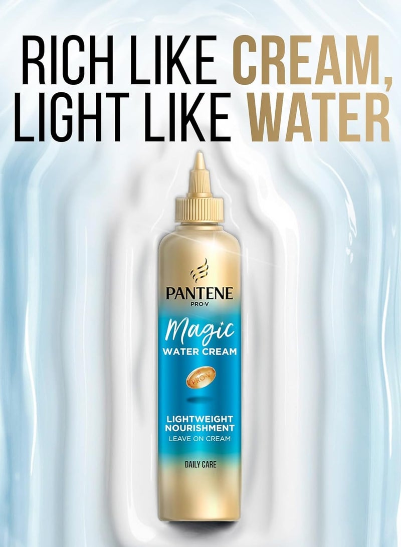 Pantene Magic Water Cream - Lightweight Nourishment Leave On Cream Daily Care 270ml - Image 3