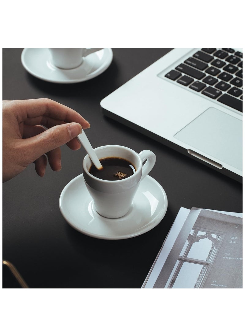 ماركة غير محددة كوب اسبريسو  مع صحون مجموعة من 6 أكواب  - Image 2