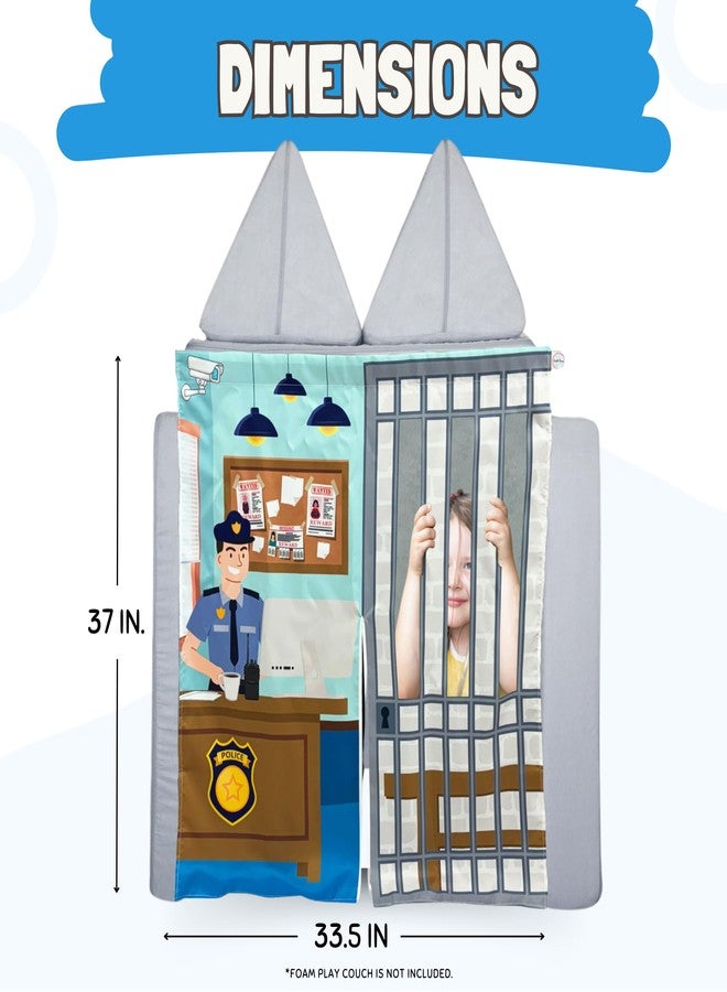 Couch Swag Play Panel for Childrens Foam Sofa Kids Couch (Police) - Image 4