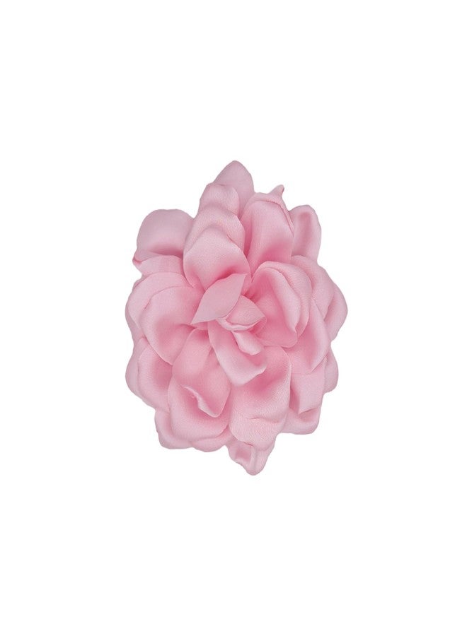 Decixde Large Flower Brooches Dainty Satin Fabric Rose Flower Brooches Delicate Elegant Handmade Flower Brooches Pin for Wedding Party Dance Banquet Ceremony Versatile Floral Accessory for Clothing and - Image 5