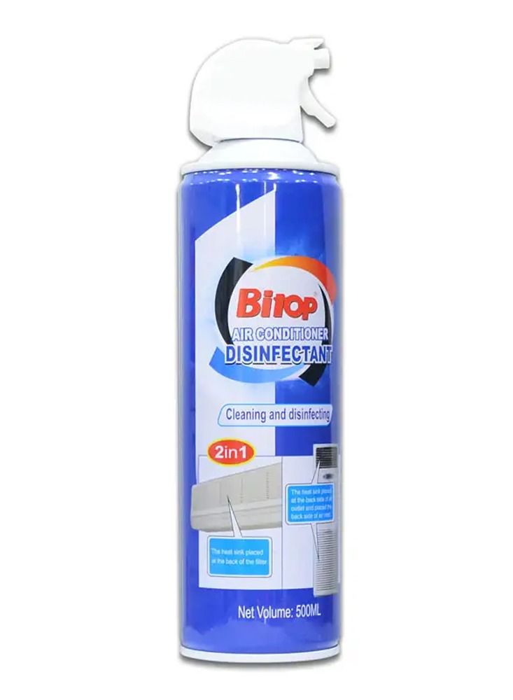 BITOP Air Conditioner Disinfectant Foam Spray 500ml, Ac Cleaning Spray, Cleaning& Disinfecting, Sterilizing Deodorant, Household Air Conditioner Cleaning - Image 1