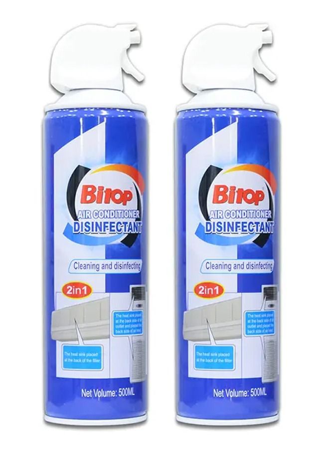 BITOP Air Conditioner Disinfectant Foam Spray 500ml, Ac Cleaning Spray, Cleaning& Disinfecting, Sterilizing Deodorant, Household Air Conditioner Cleaning - Image 3
