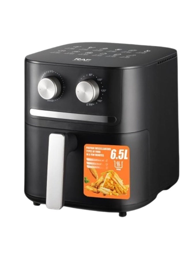 RAF Air Fryer RAF Digital Manual Control, 6.5 Liter, 1600W, R.5255- Black  - Image 1