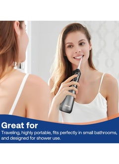 Bitvae Water Dental Flosser Pick for Teeth, Rechargeable Cordless Flosser, 3 Modes 5 intensities, 300ML Portable With 6 Jet Tips IPX7 Waterproof, 40 Days Powerful Battery Life  - Image 2