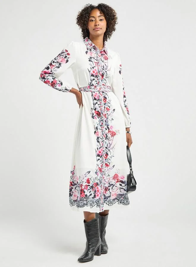 Splash FAV Floral Print Maxi Dress