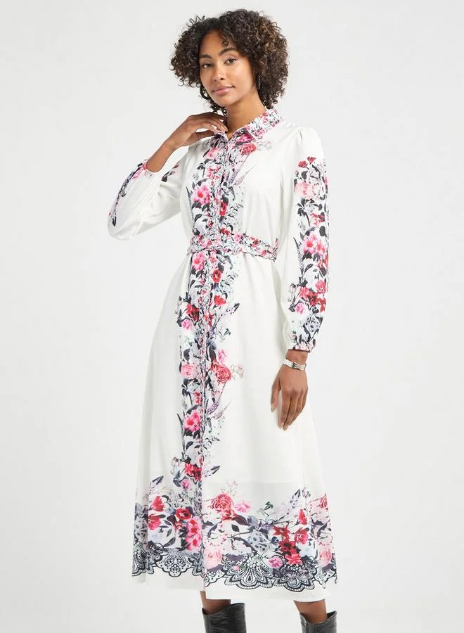 Splash FAV Floral Print Maxi Dress