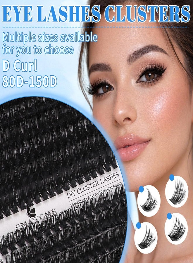 CMAYOME Fluffy Lash Clusters 648Pcs False Eyelashes D Curl Individual Cluster - Image 5