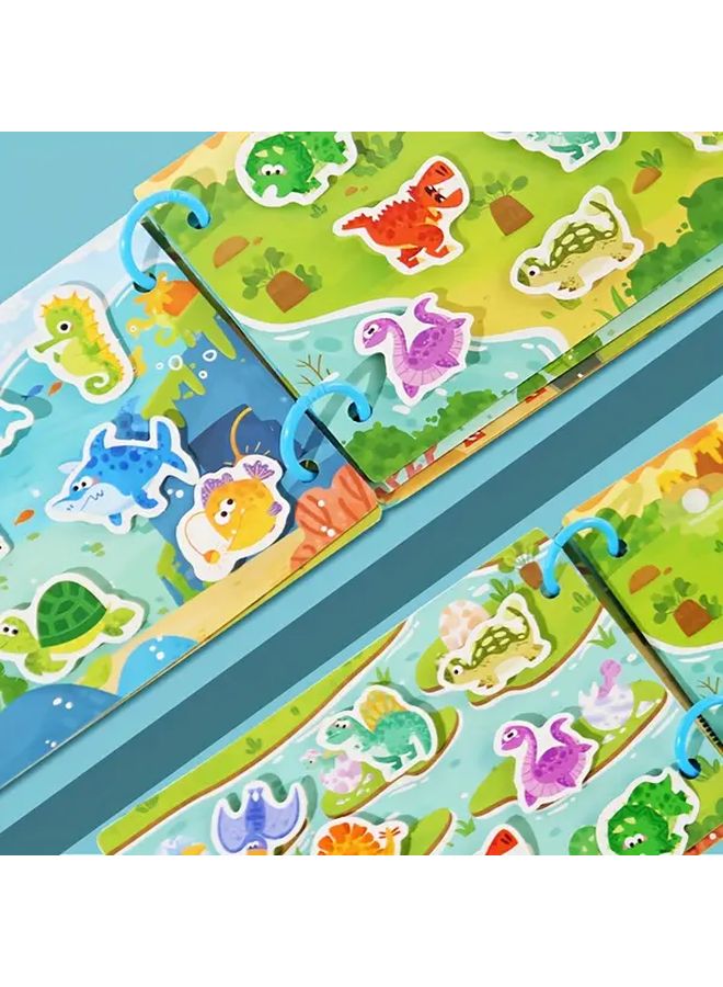 Dinosaur Fruit Learning Book For Kids 3 5 Years Educational Math Numbers Toy - Image 5