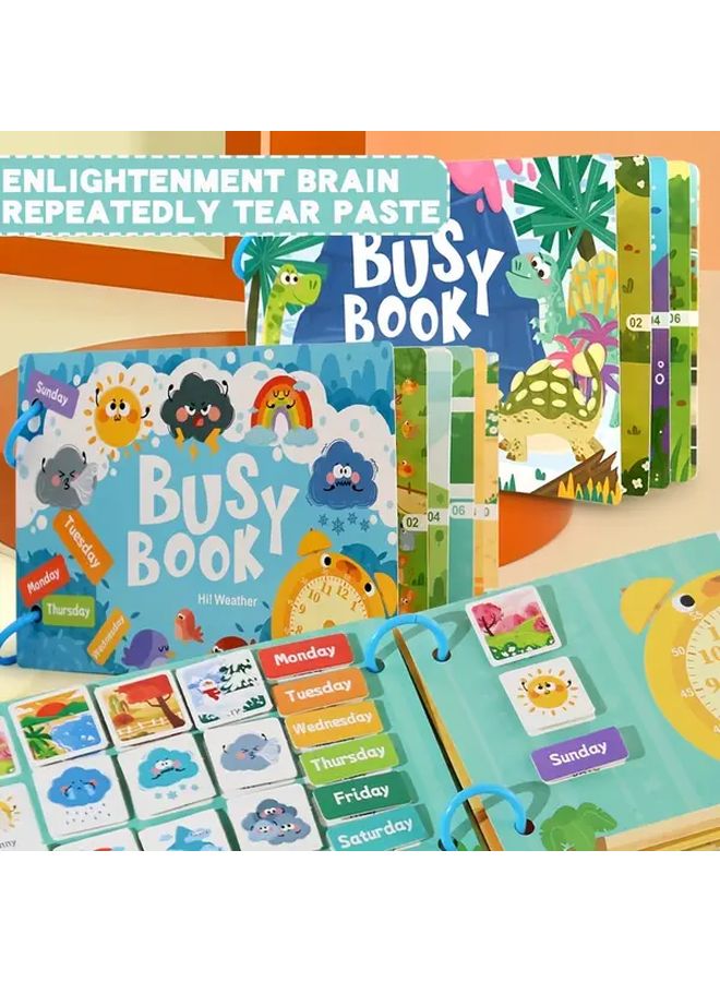 Dinosaur Fruit Learning Book For Kids 3 5 Years Educational Math Numbers Toy - Image 2