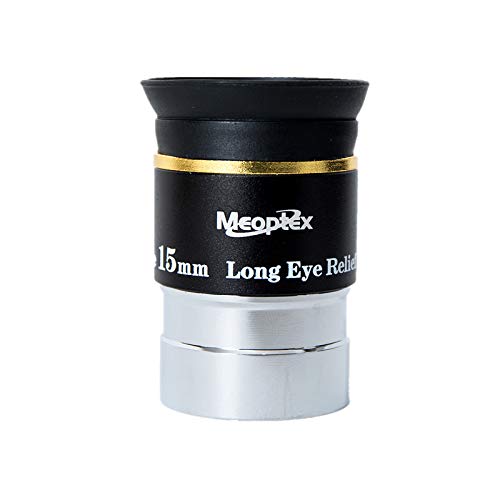 MEOPTEX 1.25" 6mm 9mm 15mm 20mm 66-Degree Ultra Wide Angle Eyepiece for Telescope (15mm) - Image 1