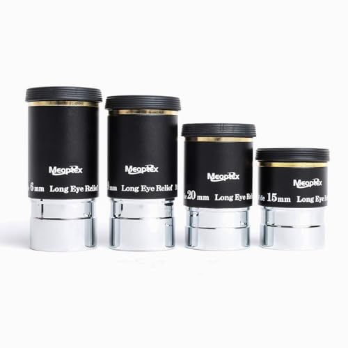 MEOPTEX 1.25" 6mm 9mm 15mm 20mm 66-Degree Ultra Wide Angle Eyepiece for Telescope (15mm) - Image 3