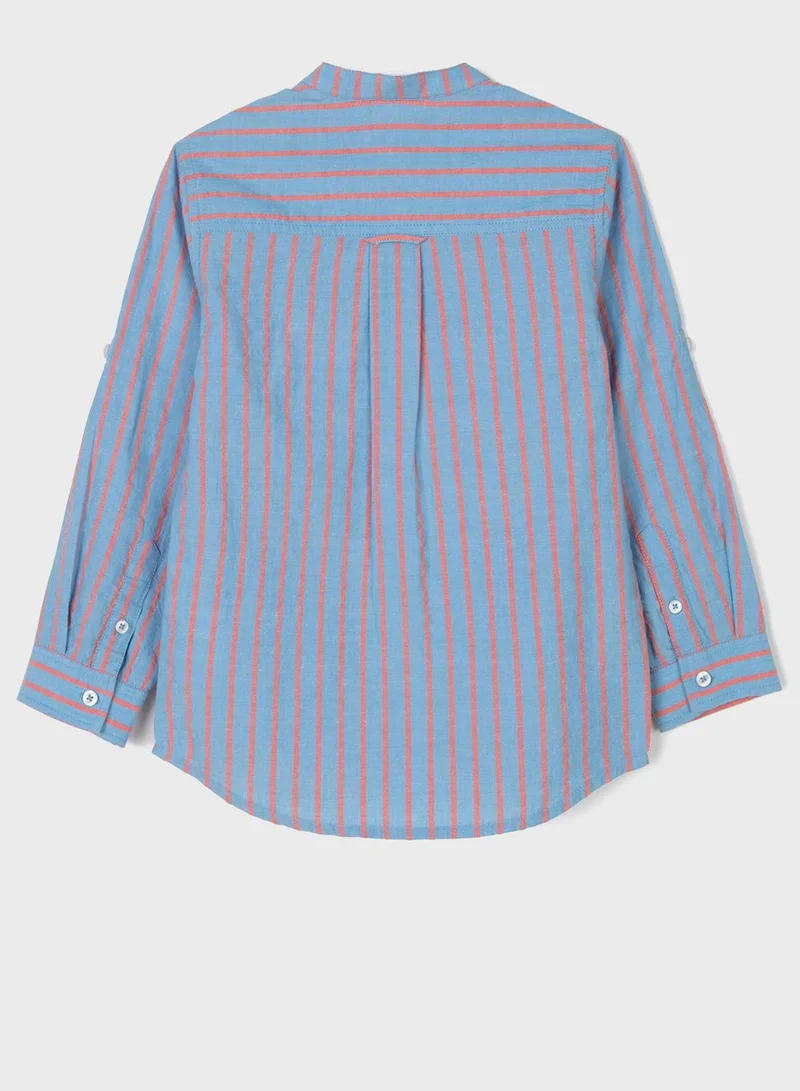 ZIDDY Kids Striped Shirt