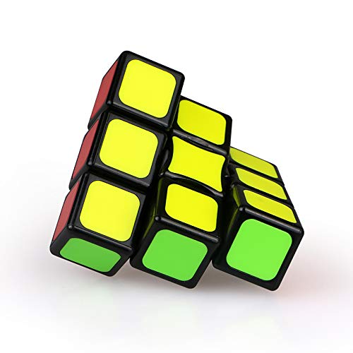 CuberSpeed كيوبيرسبيد 1x3x3 سوبر فلوبي بدون ملصقات مكعب سحري 3x3x1 إصدار بلاك تايتلز مكعب السرعة - Image 2