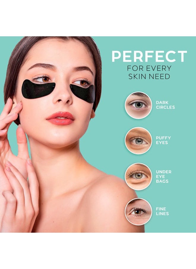 OLROM - Korean Skin Care Depuffing Eye Patches: 60-Pack of Hydrating Under Eye Masks with Collagen & Snail Secretion for Dark Circles & Under Eye Puffiness - Image 1