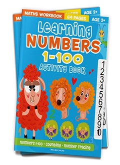 Learning Numbers 1100 Activity Book Fun Early Learning And Interactive Book For Children by Wonder House Books Paperback 