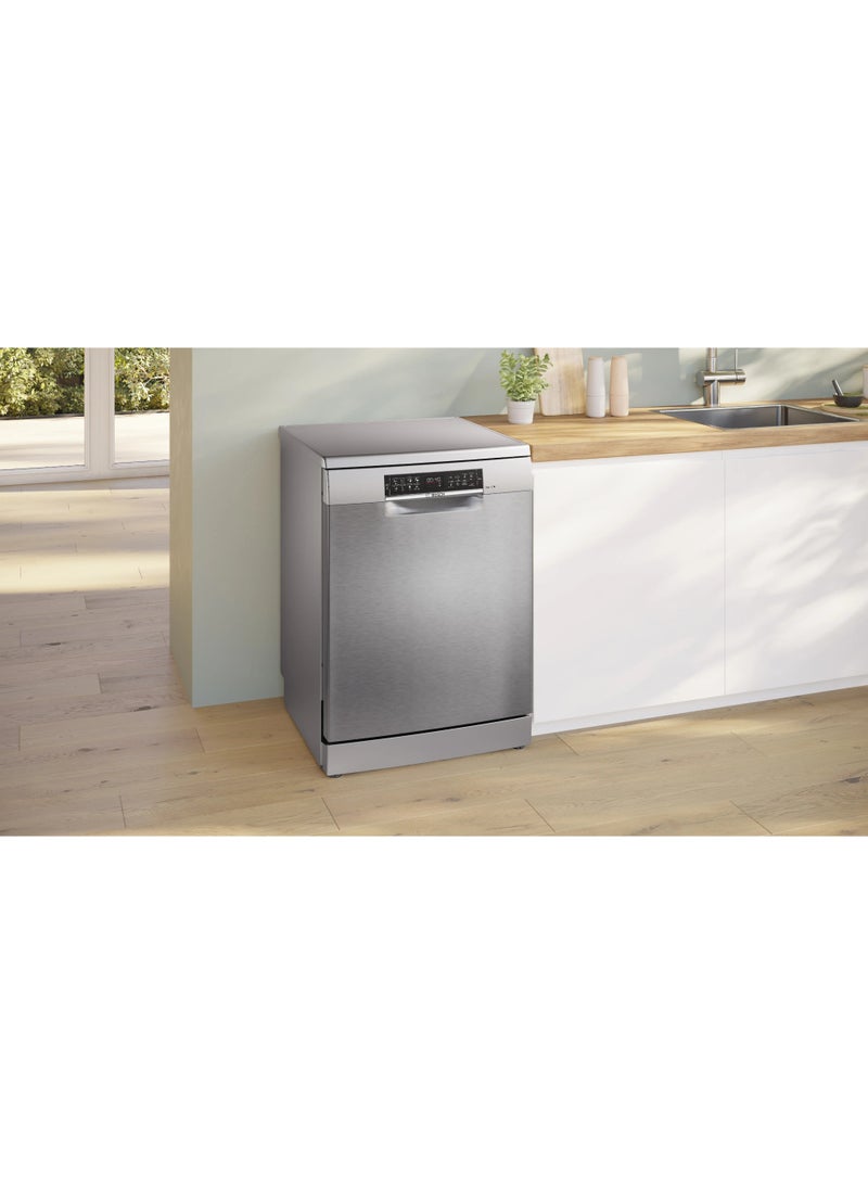 بوش Series 6 free-standing dishwasher 60 cm Brushed steel anti-fingerprint SMS6ECI83T SMS6ECI83T Stainless steel - Image 2