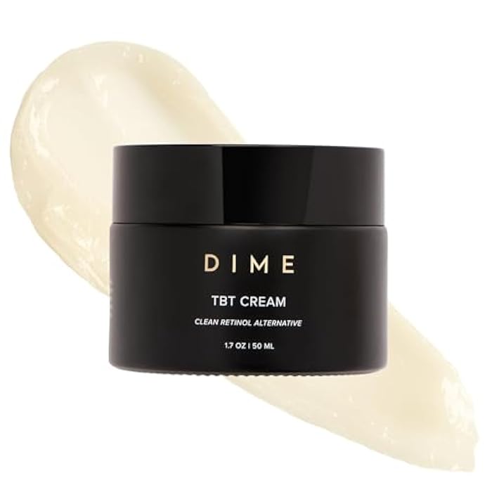 DIME Beauty TBT Cream, Anti-Aging Retinol Cream Alternative and Face Moisturizer with Bakuchiol, Lightweight Night Cream 1.7 oz / 50 ml - Image 1