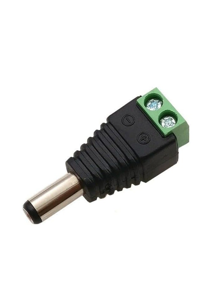 Oasisgalore 24 Pcs 12V DC Power Barrel Connectors Adapter Plug Jack 5.5mm x 2.1mm (12 x Male + 12 x Female)  - Image 3