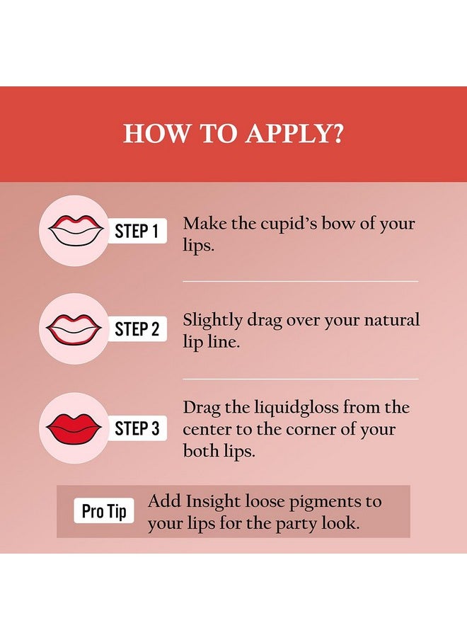 Insight - Long Wear Color Rich Lip Gloss |Highly Pigmented|Glossy Texture |Long Lasting |Dramatic Color |Keeps Lips Hydrating (Lg41-01) - Image 1