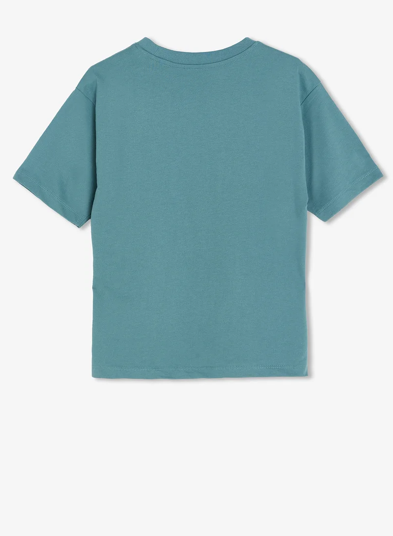 Ripples  Boys Drop Shoulder T-shirt & Shorts Set for Men | Best Price UAE