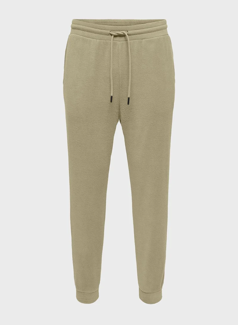 Only & Sons Drawstring Cuffed Sweatpants