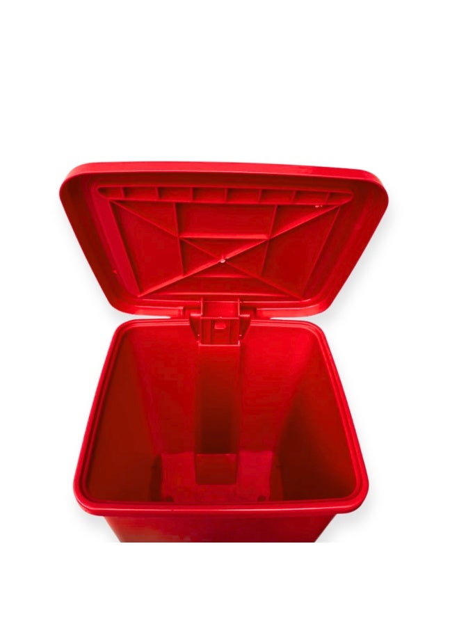 SNH Dustbin | Waste Bin | Trash Bin | Garbage Can | PUSH IT Waste Disposal Bin with Push Lid & Foot Pedal | Step On Waste Bin for Kitchen, Bathroom, Office & Outdoor Use | Durable Plastic Trash Can with Secure Cover | Weather Proof Waste Container - Image 3