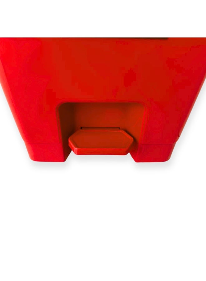 SNH Dustbin | Waste Bin | Trash Bin | Garbage Can | PUSH IT Waste Disposal Bin with Push Lid & Foot Pedal | Step On Waste Bin for Kitchen, Bathroom, Office & Outdoor Use | Durable Plastic Trash Can with Secure Cover | Weather Proof Waste Container - Image 5