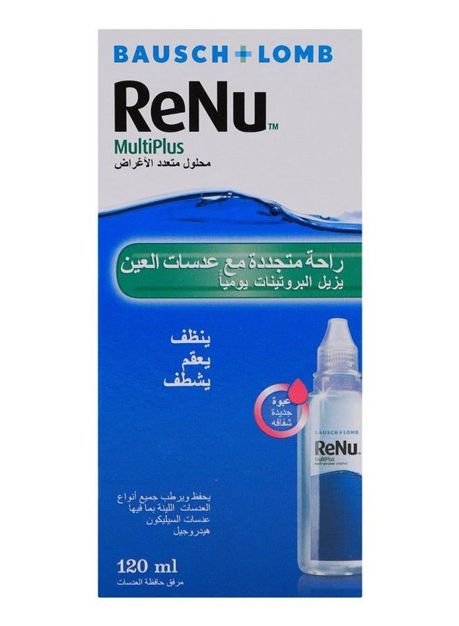 Renu Bausch And Lomb Renu Multiplus Multi Purpose Solution 120ml